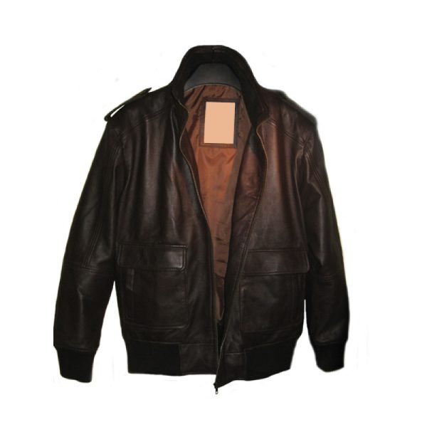 Men's Brown Bomber Flight Leather Jackets
