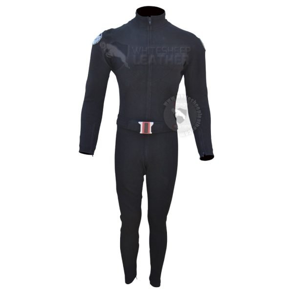 Captain America : The Winter Soldier Scarlett Johansson Black Widow Costume Suit (Textured Stretch Fabric )