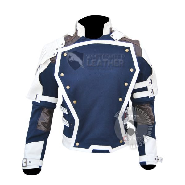 Star Lord Guardians of the Galaxy blue and white Jacket