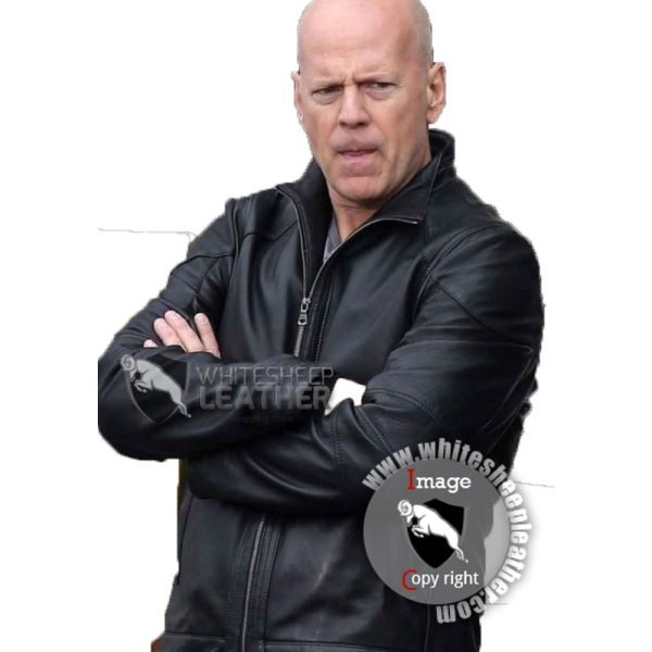 Frank Moses Red 2 Bruce Willis Leather Jacket