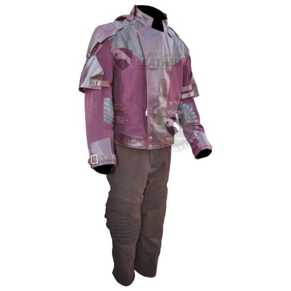 Star Lord Guardians of the Galaxy Volume 2 Chris Pratt full costume ( Texture stretch + Leather )