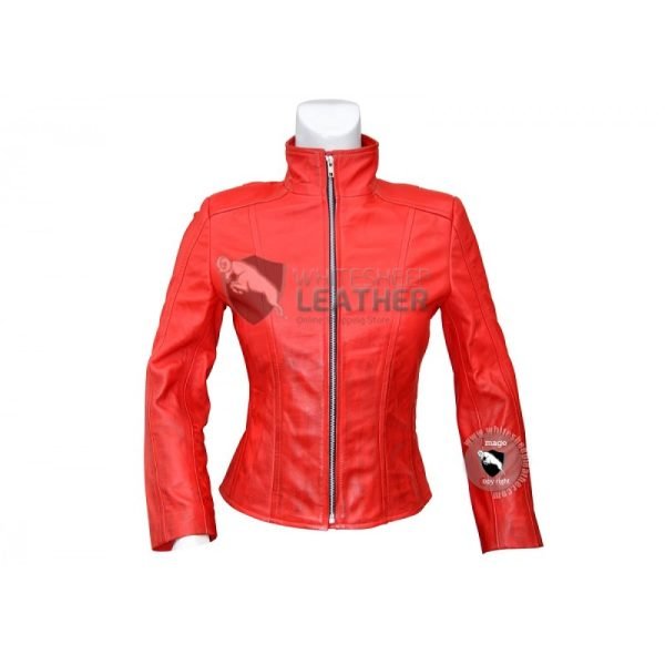 Scarlet witch Women Leather Jacket