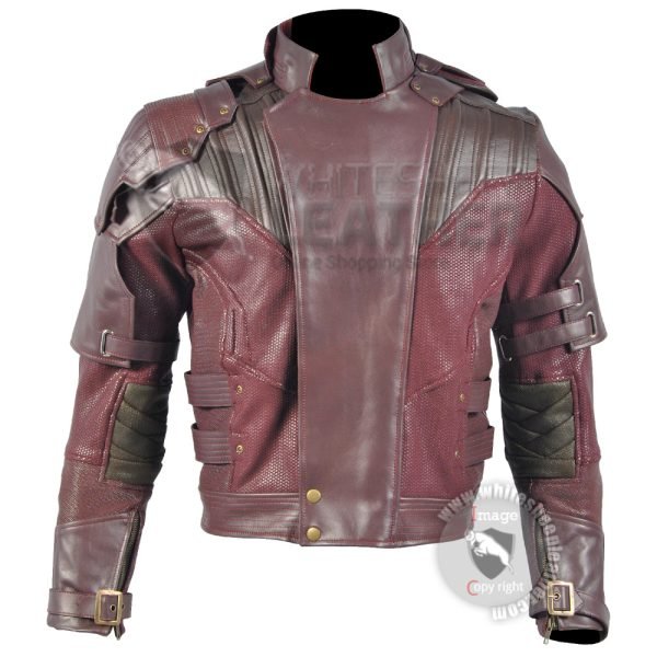 Star Lord Guardians of the Galaxy Volume 2 Chris Pratt Jacket ( Screen Printed)