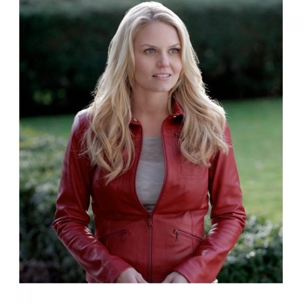 Once Upon a Time Emma Swan Red Leather Jacket