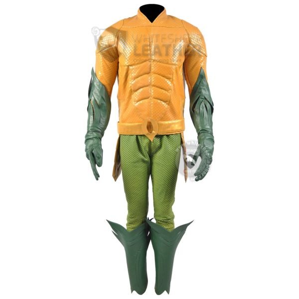Aquaman : Jason Momoa Aquaman Costume Suit + Accessories
