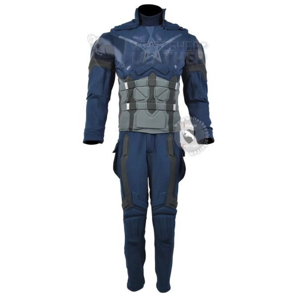 Avengers: Infinity War Captain America Steve Rogers Costume Suit (custom colors )