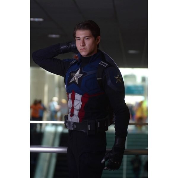 Captain America Bucky Top only ( Textured Stretch Fabric )