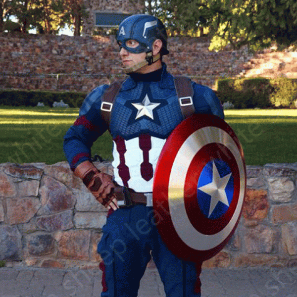 Captain America Steve Rogers Avengers 4 Endgame Costume Suit