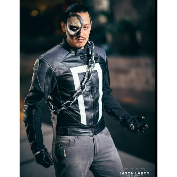 Gabriel Luna Agents Of Shield Ghost Rider Leather Jacket