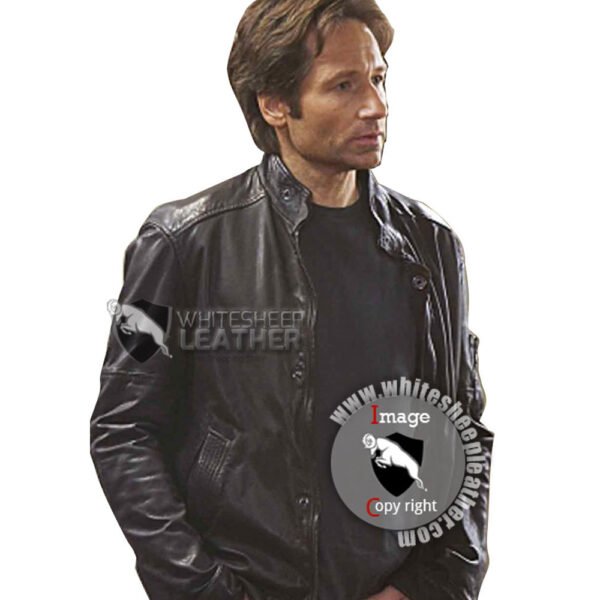 Hank Moody Leather Jacket Season 5 ( Free shipping )