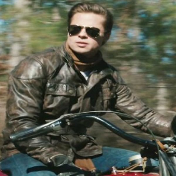 Benjamin Button Leather Motorcycle Jacket