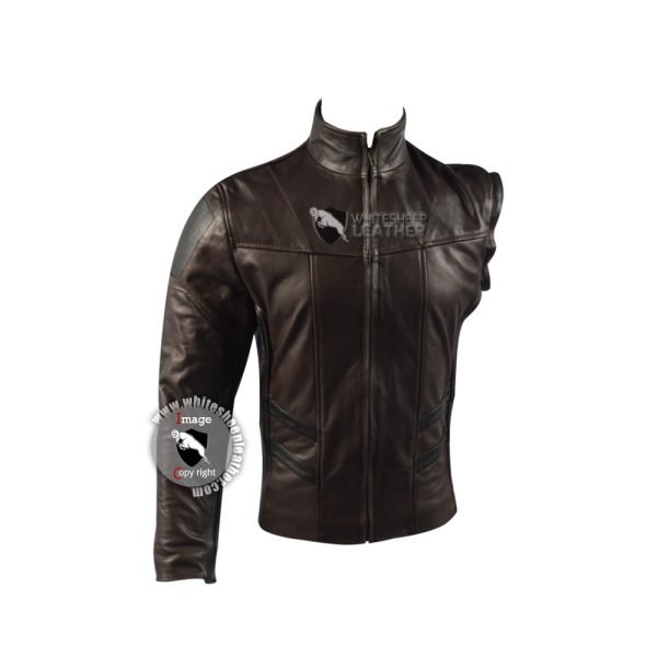 The Falcon and the Winter Soldier : Bucky Barnes Brown Real leather Jacket