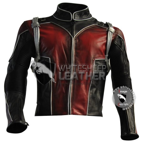 Scott Lang Ant-Man leather costume leather jacket coat / ant-man cosplay jacket