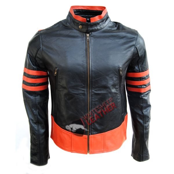 X-Men Origins Wolverine Black Leather Jacket