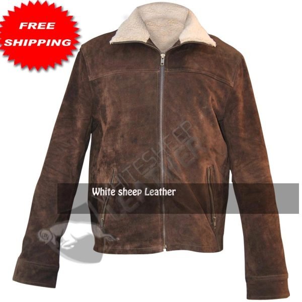 Rick Grimes Season 4 Brown Leather jacket
