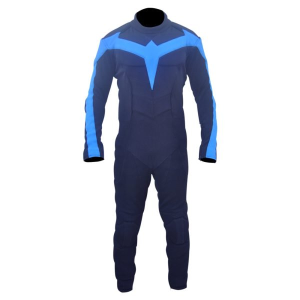Nightwing Custom Suit (Textured Stretch Fabric )