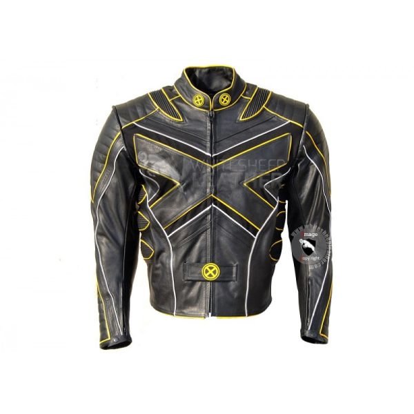 X-Men-3 Volverine Last Stand Biker Leather Jacket