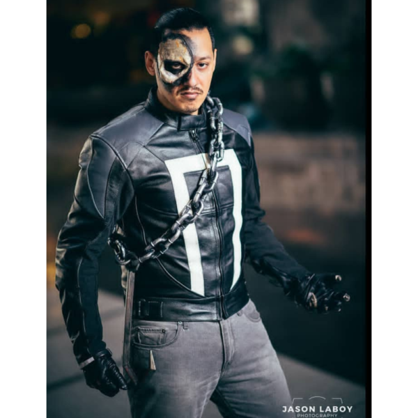 custom order for ghost rider jacket + 2 wolverine pants + Glove pair