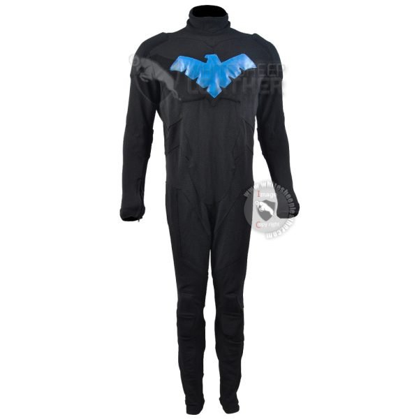 Nightwing costume Suit (Textured Stretch Fabric )