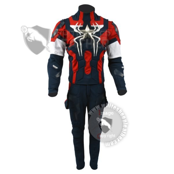 Captain America Spider-Man mashup costume suit