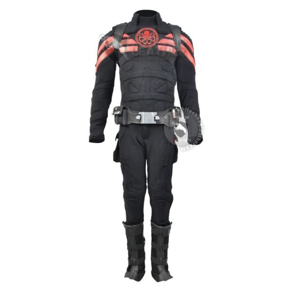 Captain America hydra costume Top (Textured Stretch Fabric )