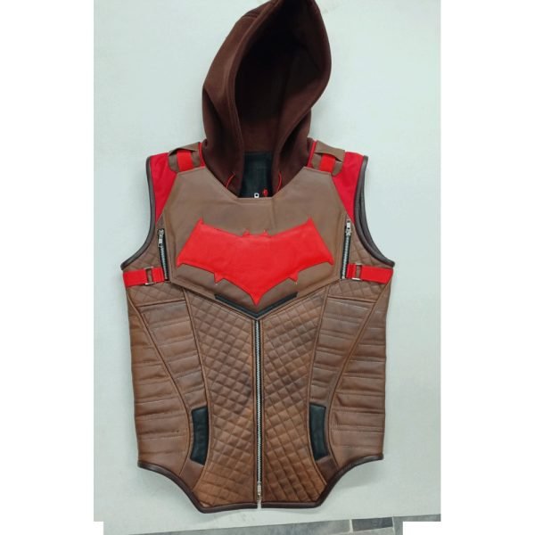 Gotham Knights Red hood Leather Vest