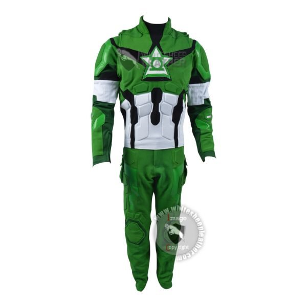 Captain America and Green Lantern Mash Up Costume