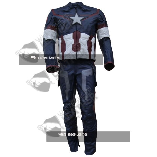 Avengers 2 Captain America Real Leather Coustume (Free Shipping )