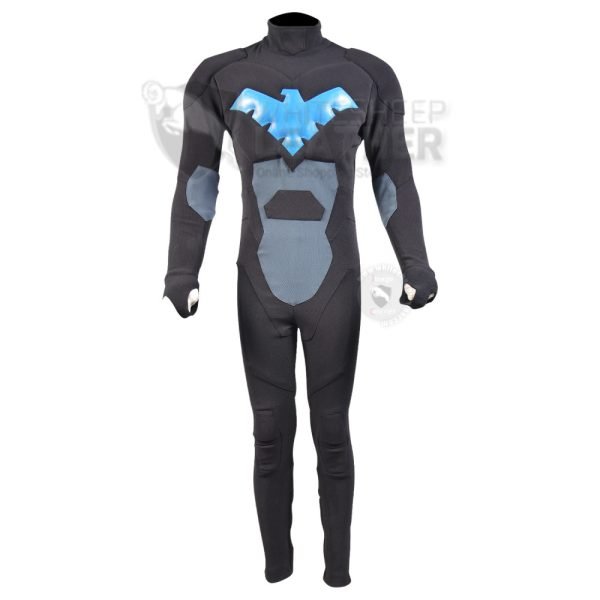 Nightwing Young Justice Suit (Textured Stretch Fabric )