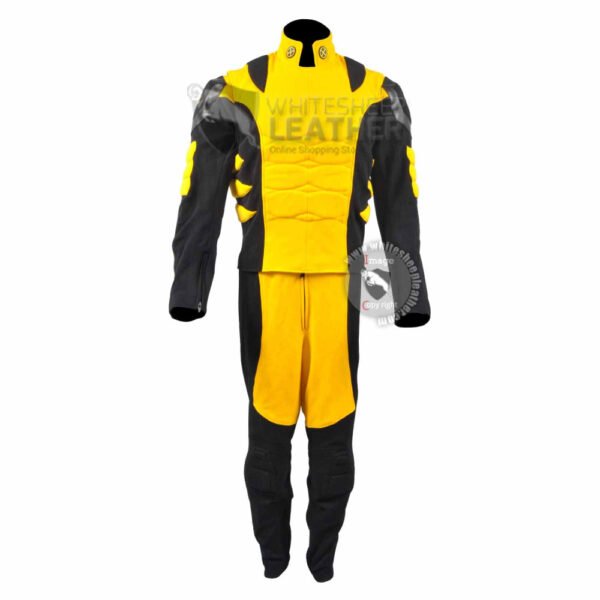 Wolverine Yellow and Black Costume suit (Textured Stretch Fabric )