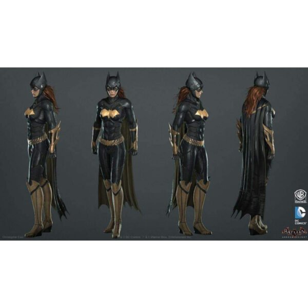 Bat girl Texture stretch custom suit + Glove + cape