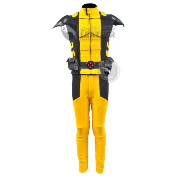 Wolverine Yellow and Black Top only (Textured Stretch Fabric )